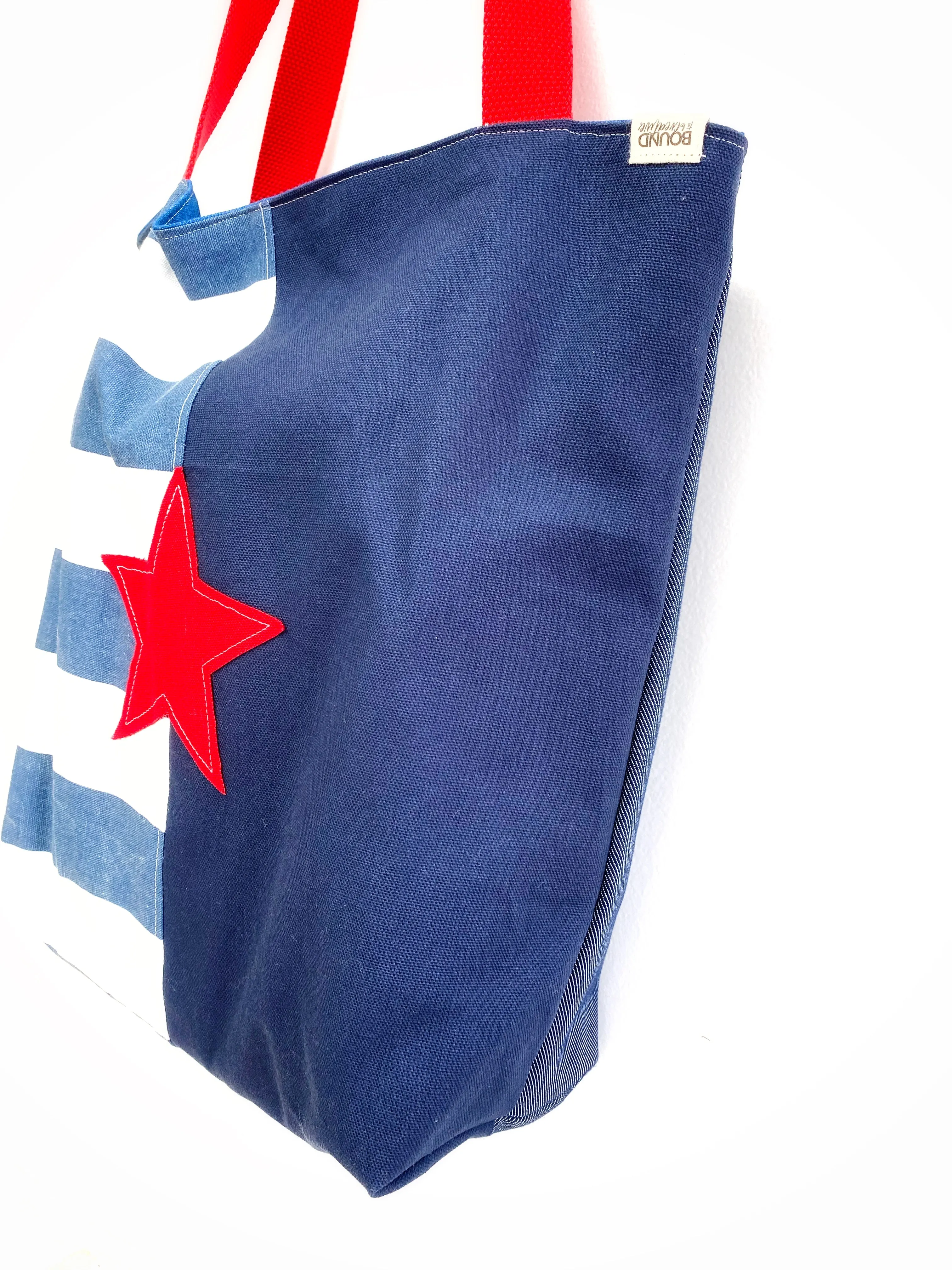 Reusable Grocery Bag, The Perfect Market Bag, Nautical Bag, Eco-Friendly, Festival Bag, B19