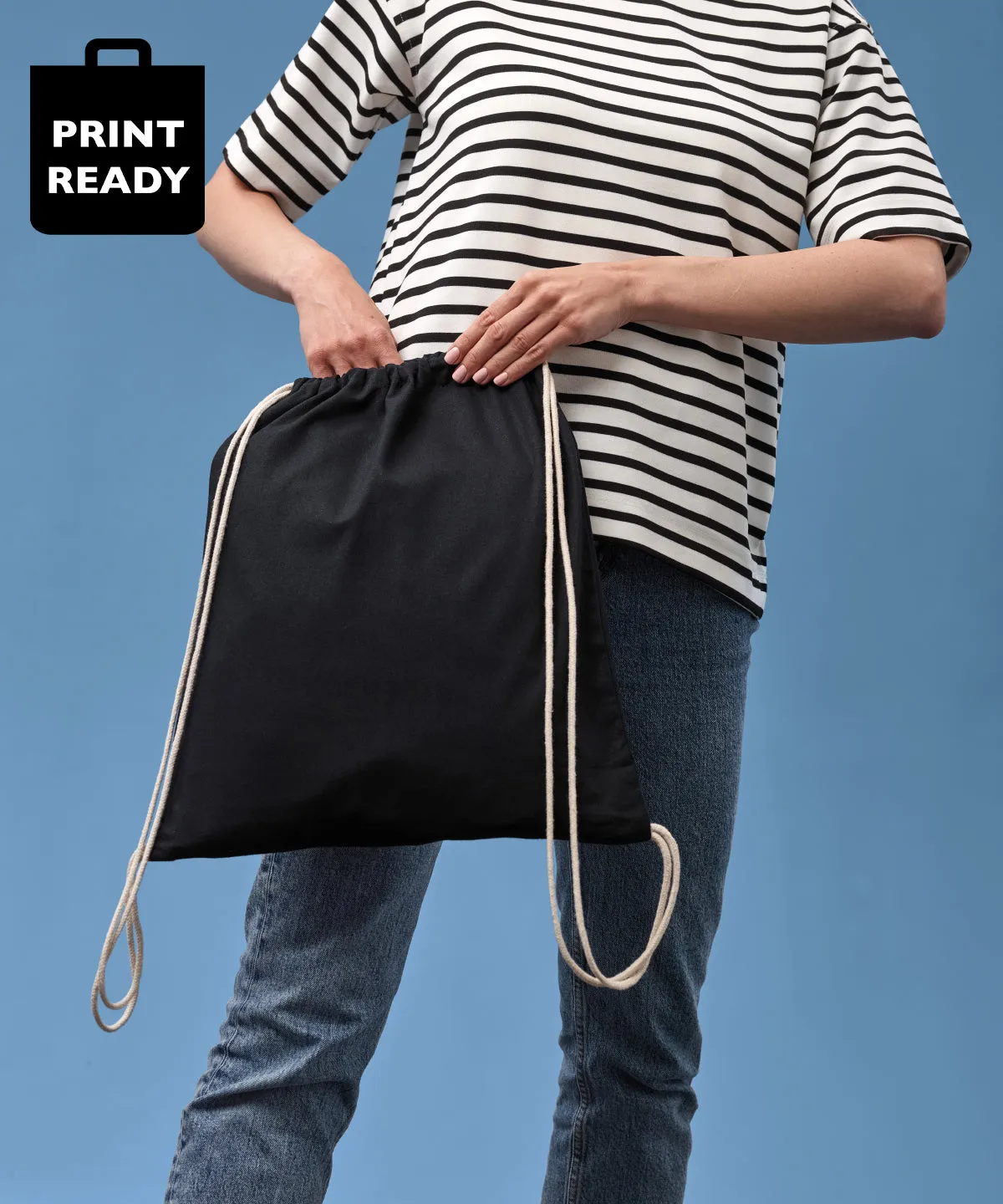 Royal/Natural - Gymsac with cords