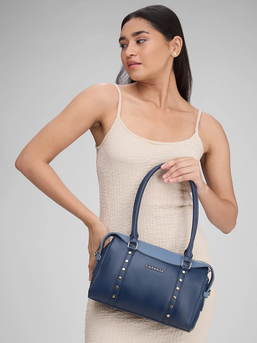 Shelby Satchel Small Powder Blue Handbag Powder Blue