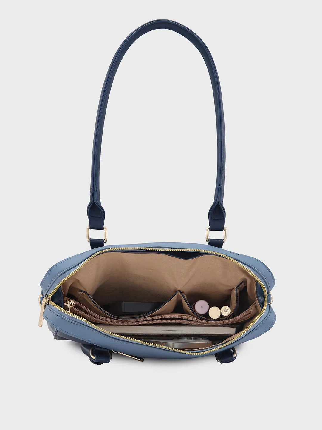 Shelby Satchel Small Powder Blue Handbag Powder Blue