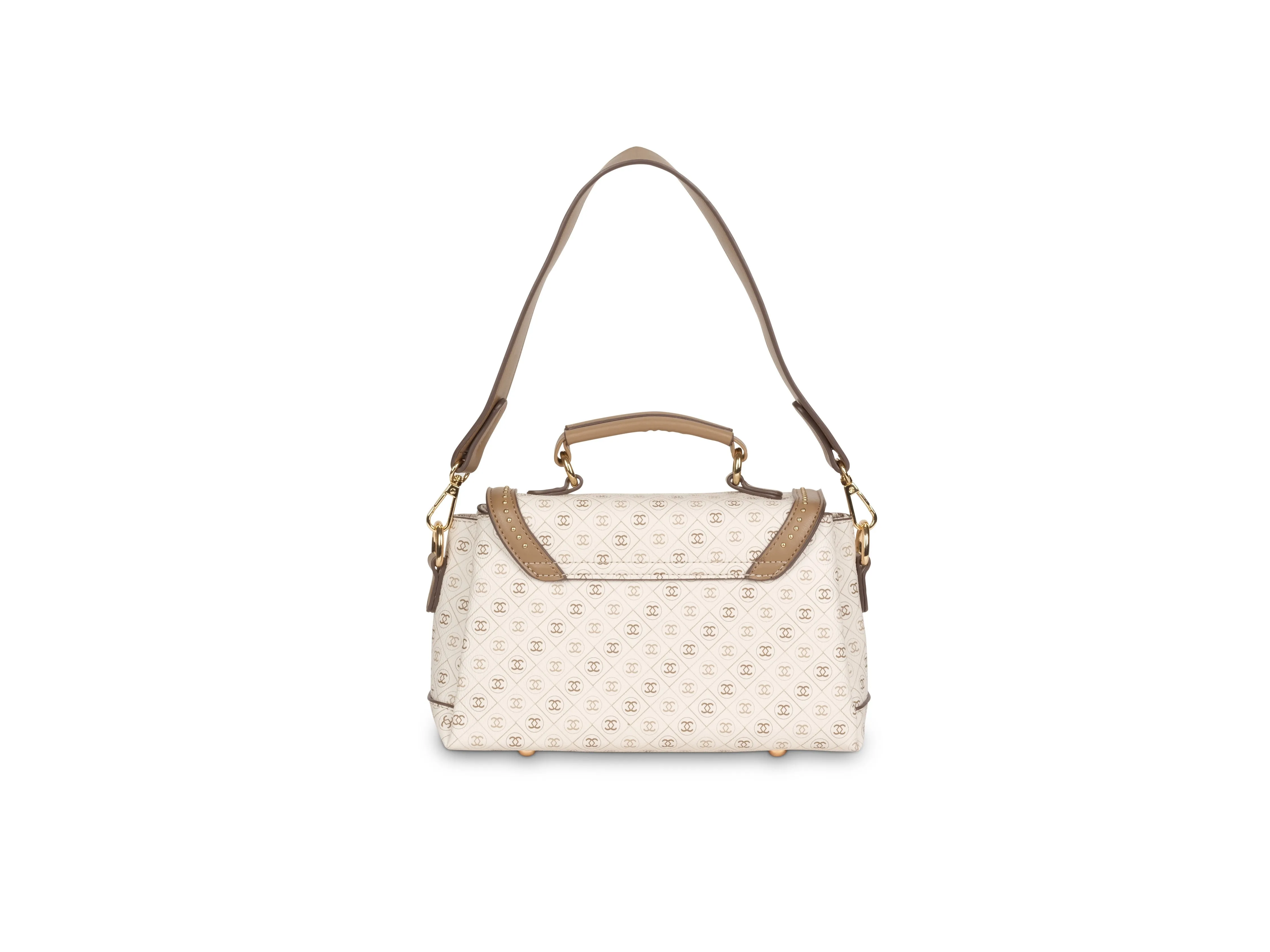 STELLA  SATCHEL BAG - BEIGE