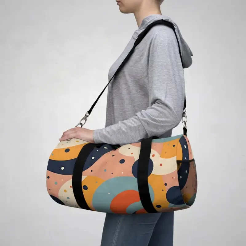 Stylish Geometrical Duffel Bags for Modern Explorers