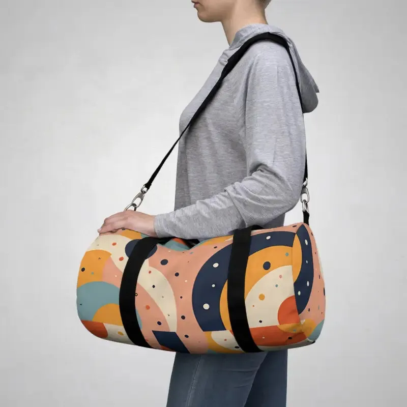 Stylish Geometrical Duffel Bags for Modern Explorers