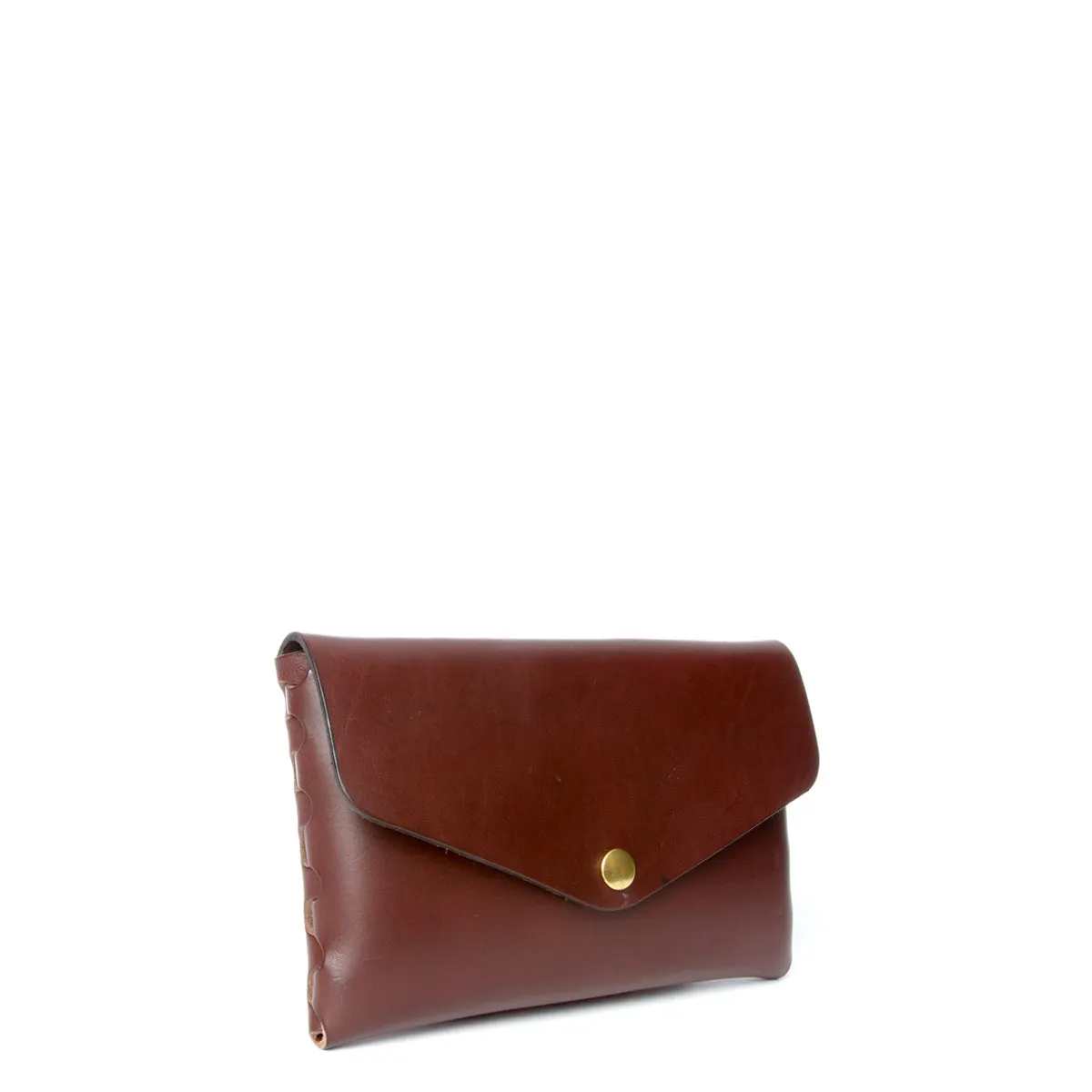 Swags Wabi Sabi Clutch - Chestnut