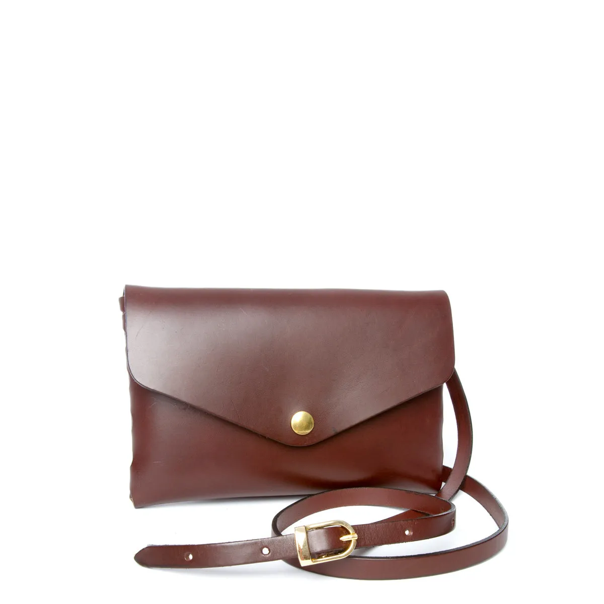 Swags Wabi Sabi Clutch - Chestnut
