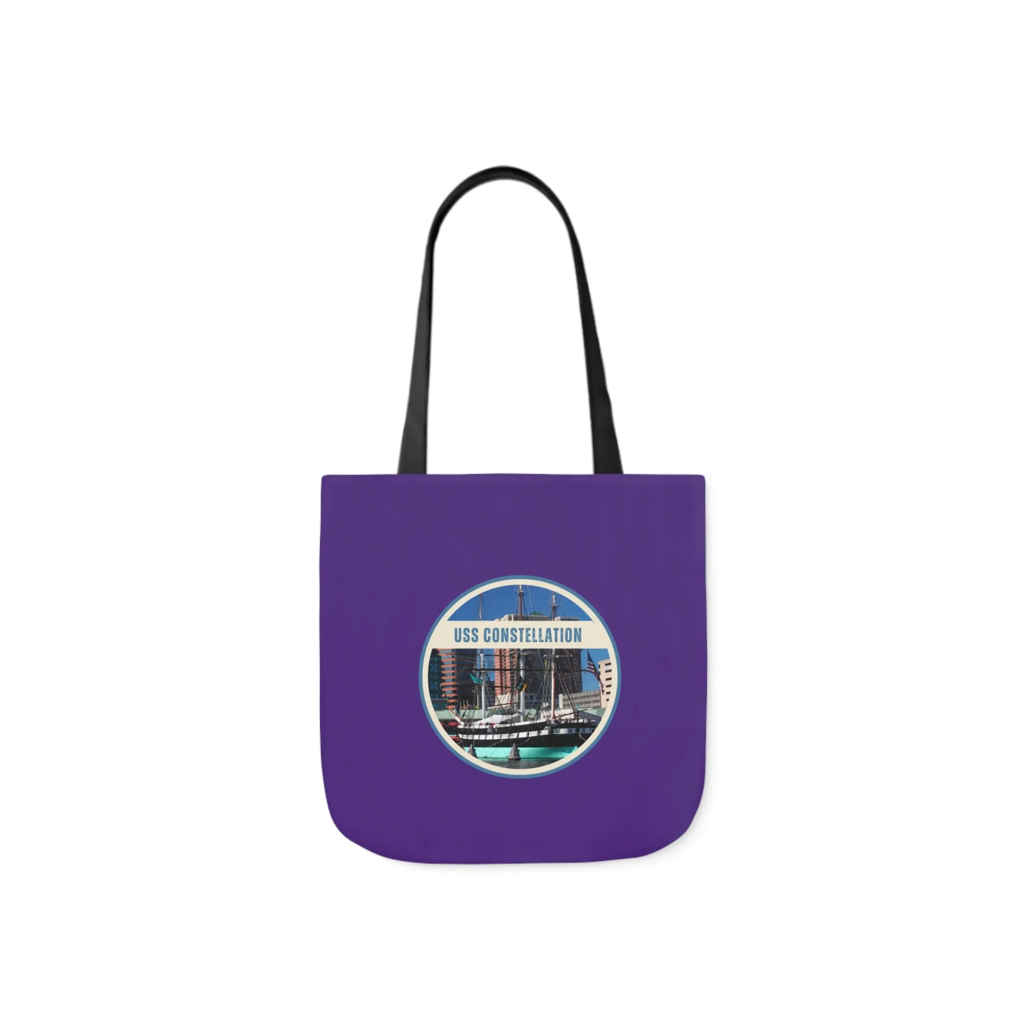 USS Constellation United States Ships POD Polyester Canvas Tote Bag (AOP)