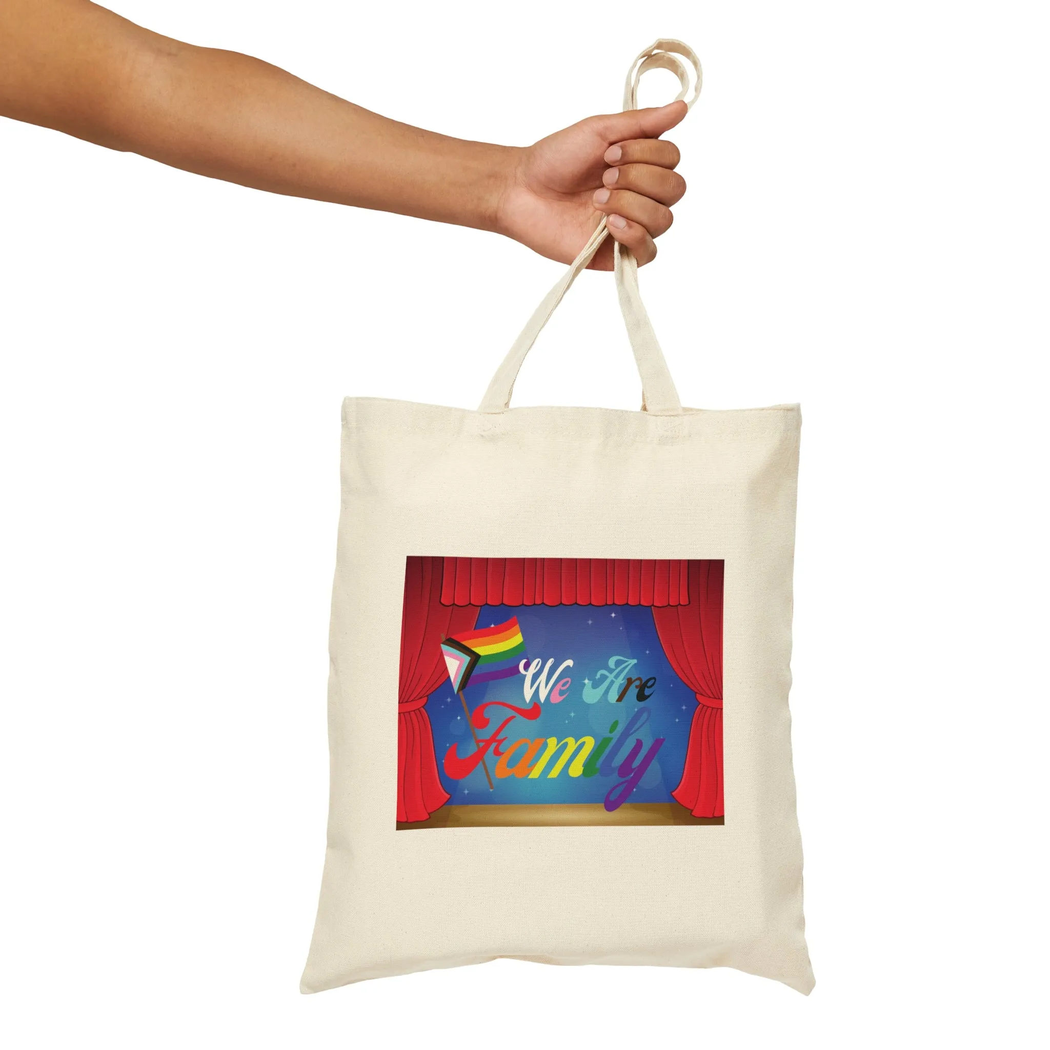 We Are Family Canvas Tote- Pride 2023