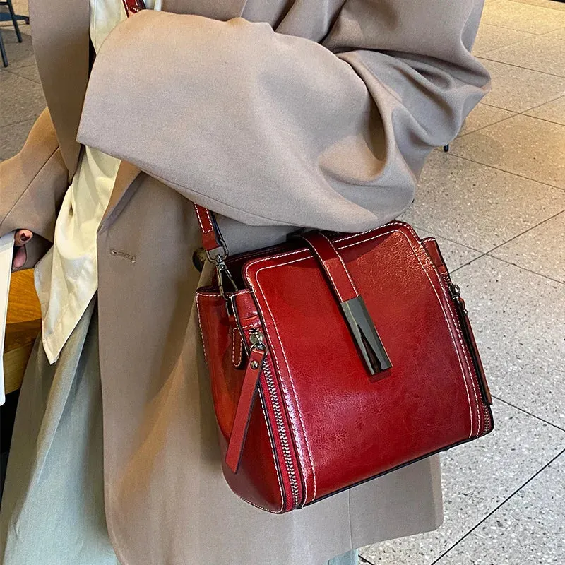 YANATARI Yummy Leather Vintage Shoulder Bag