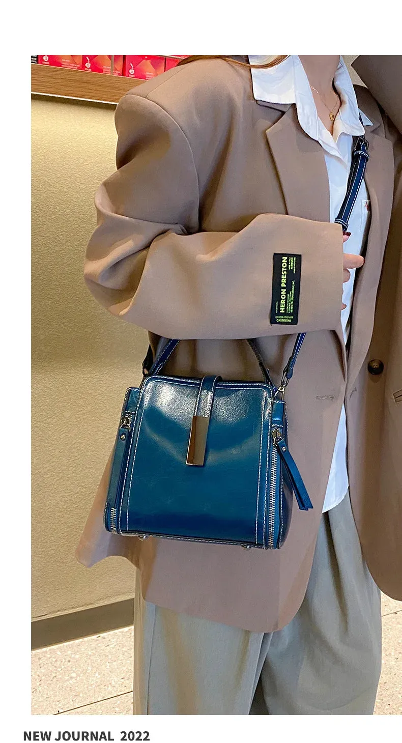 YANATARI Yummy Leather Vintage Shoulder Bag