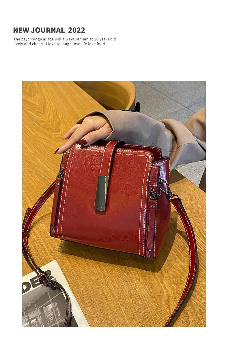 YANATARI Yummy Leather Vintage Shoulder Bag
