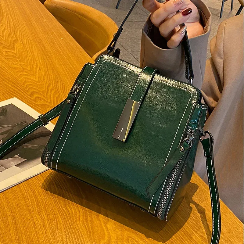 YANATARI Yummy Leather Vintage Shoulder Bag