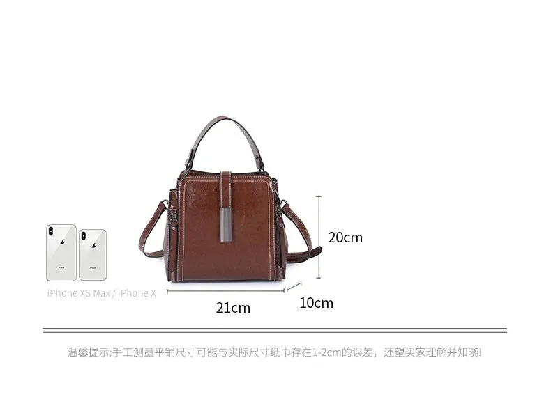 YANATARI Yummy Leather Vintage Shoulder Bag