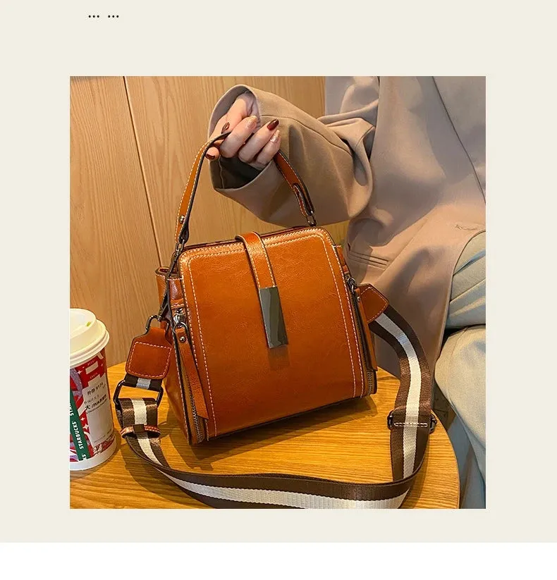 YANATARI Yummy Leather Vintage Shoulder Bag