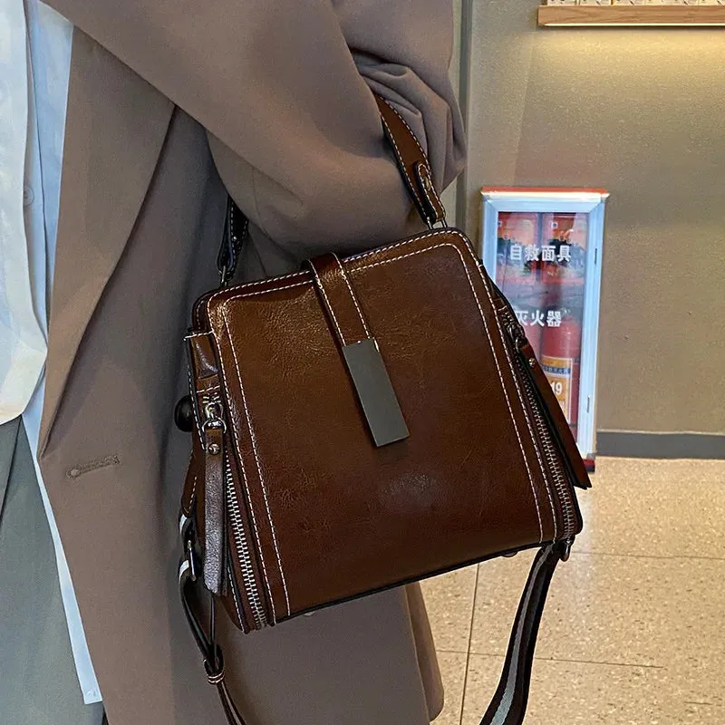 YANATARI Yummy Leather Vintage Shoulder Bag