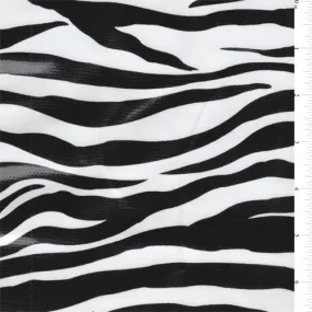 Zebra Oilcloth Fabric